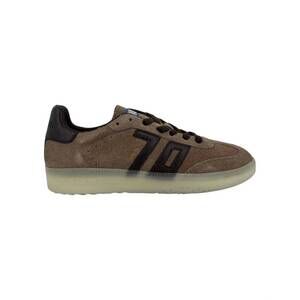 NEW BACK 70 men's boston 600 sneaker in taupe & coffee